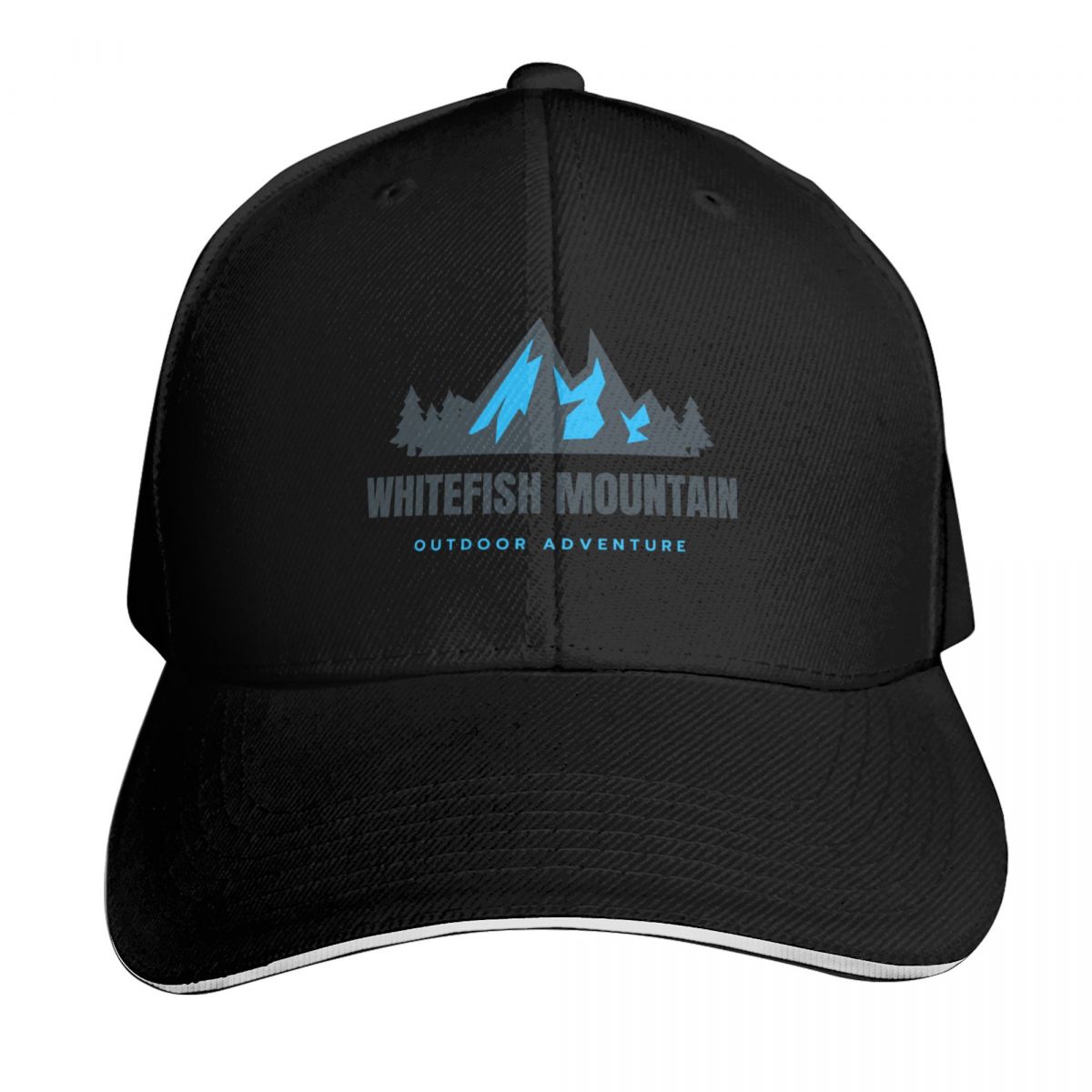 Outdoor Adventure Logo - Whitefish Mountain, Montana, États-Unis, Amérique du