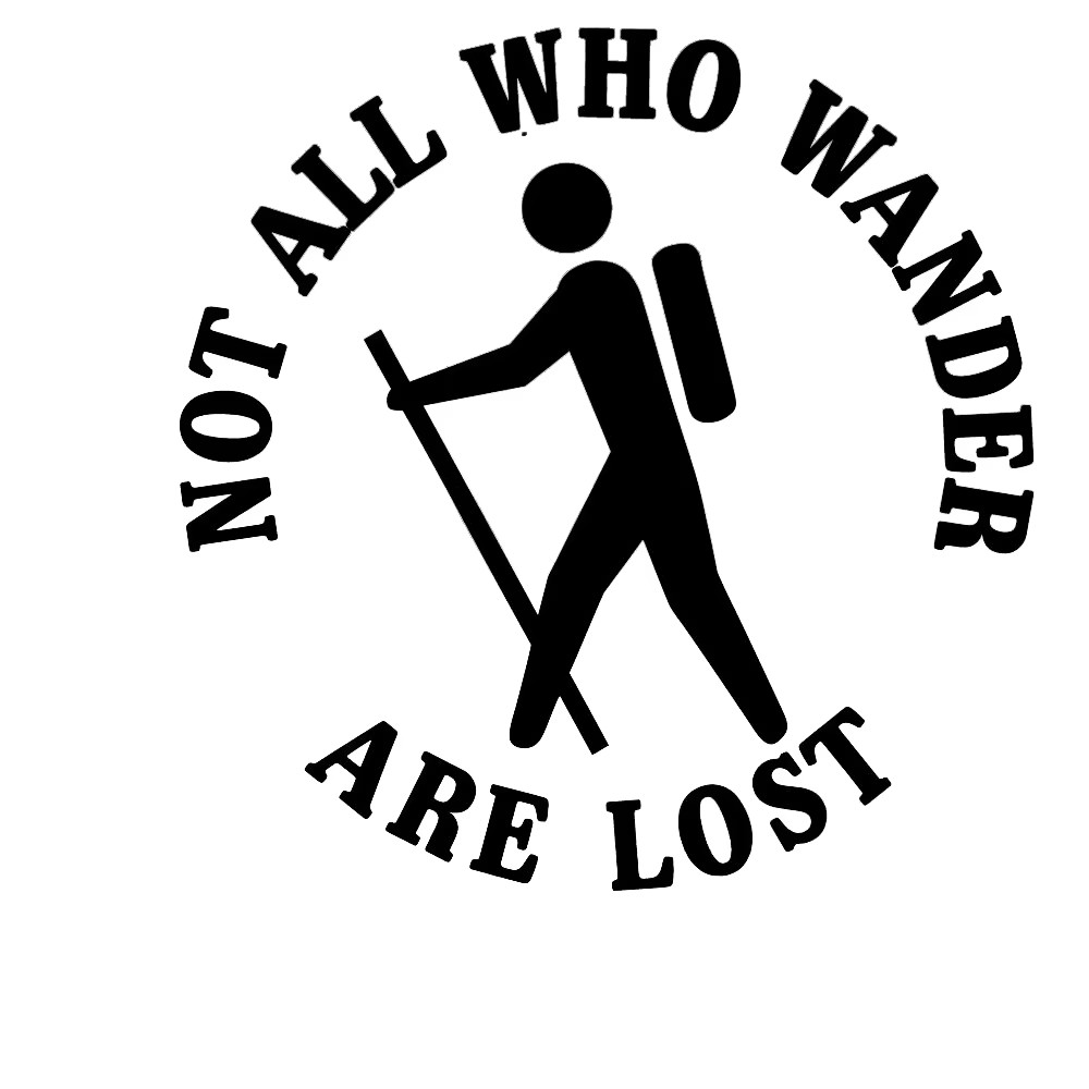 Outdoor Adventure Words - Autocollants en vinyle pour les amateurs