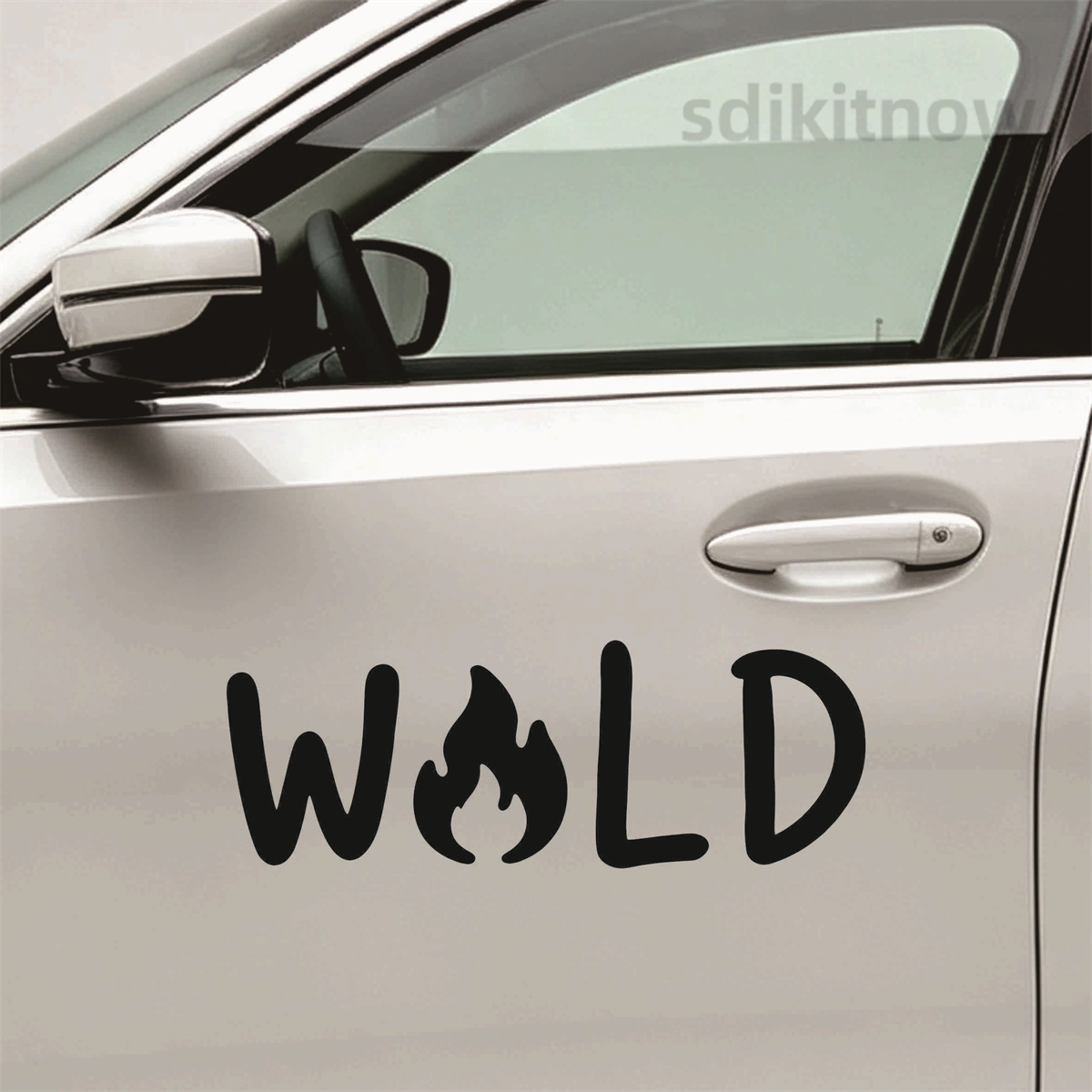 Outdoor Adventure Words - Autocollant de voiture en vinyle Wild