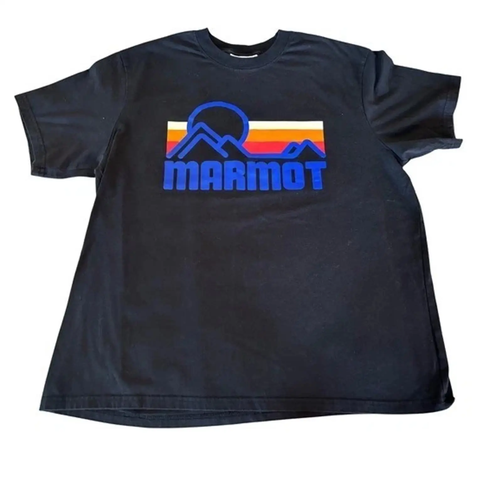 Outdoor Adventure Logo - T-shirt noir XL pour homme Marmot