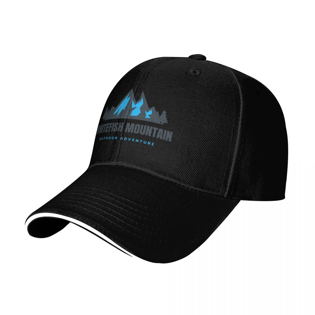 Whitefish Mountain, Montana, É - Outdoor Adventure Logo avis et prix