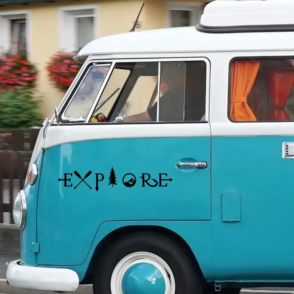 Autocollant de fenêtre en PVC  - Outdoor Adventure Words avis et prix