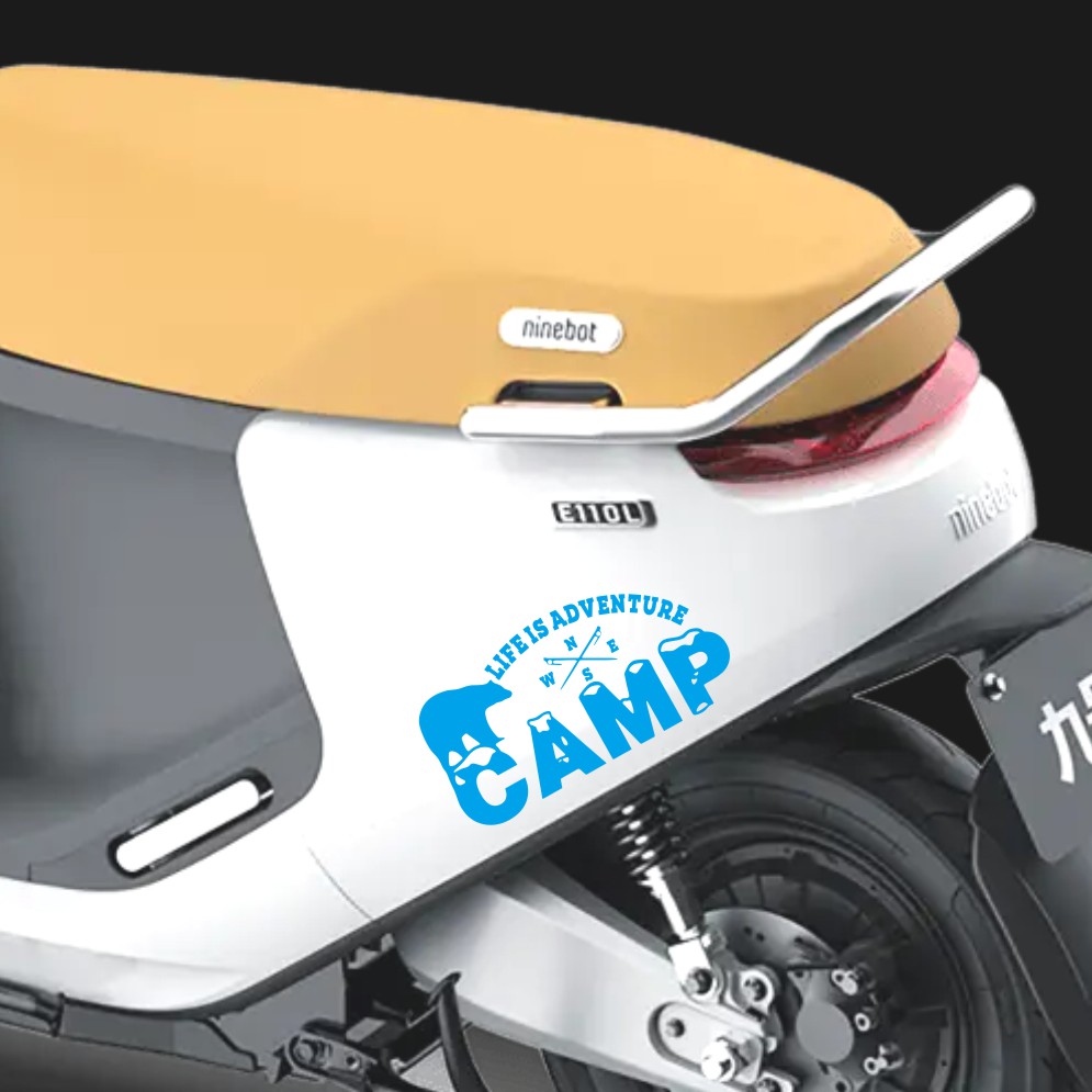 Autocollant de voiture de camp - Outdoor Adventure Words avis et prix
