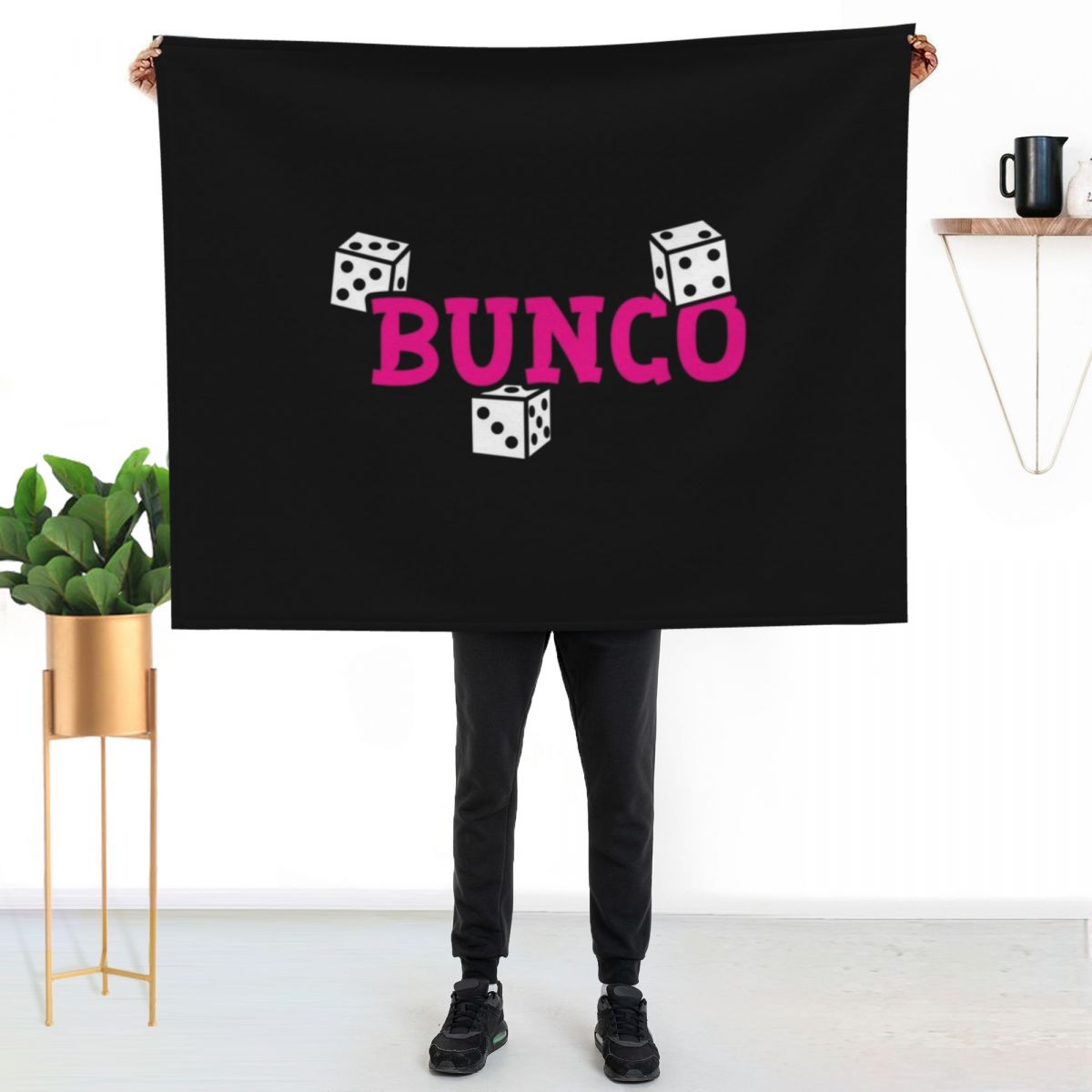 Couverture de luxe à motif dés - Space Blanket Heavy avis et prix