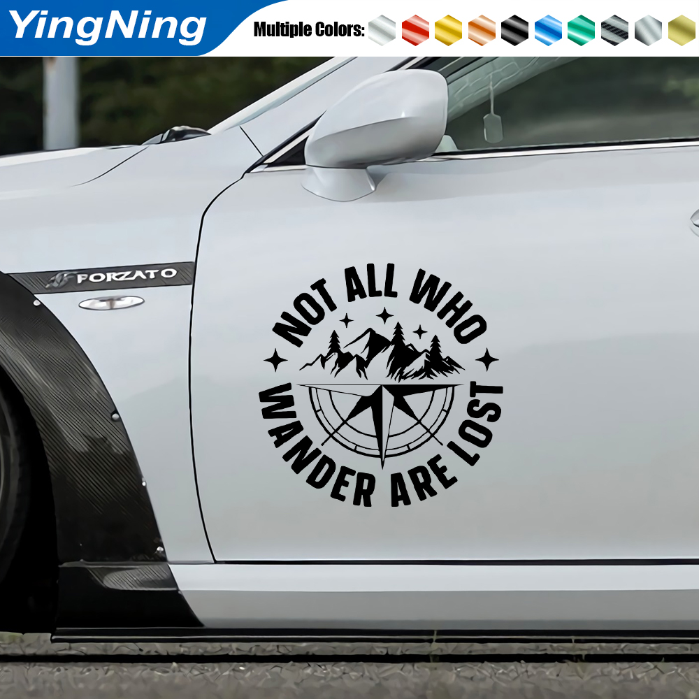 Autocollant de voiture en viny - Outdoor Adventure Words avis et prix