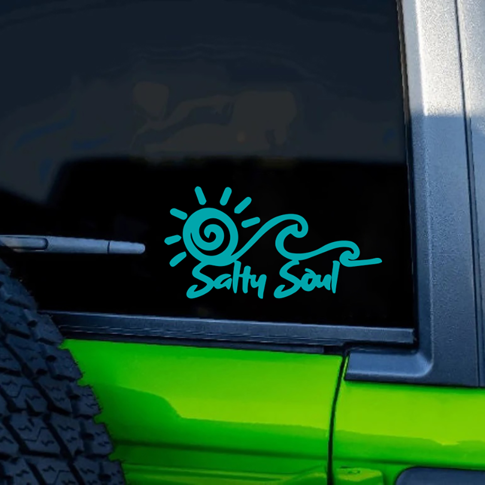 Autocollant en vinyle Salty So - Outdoor Adventure Words avis et prix