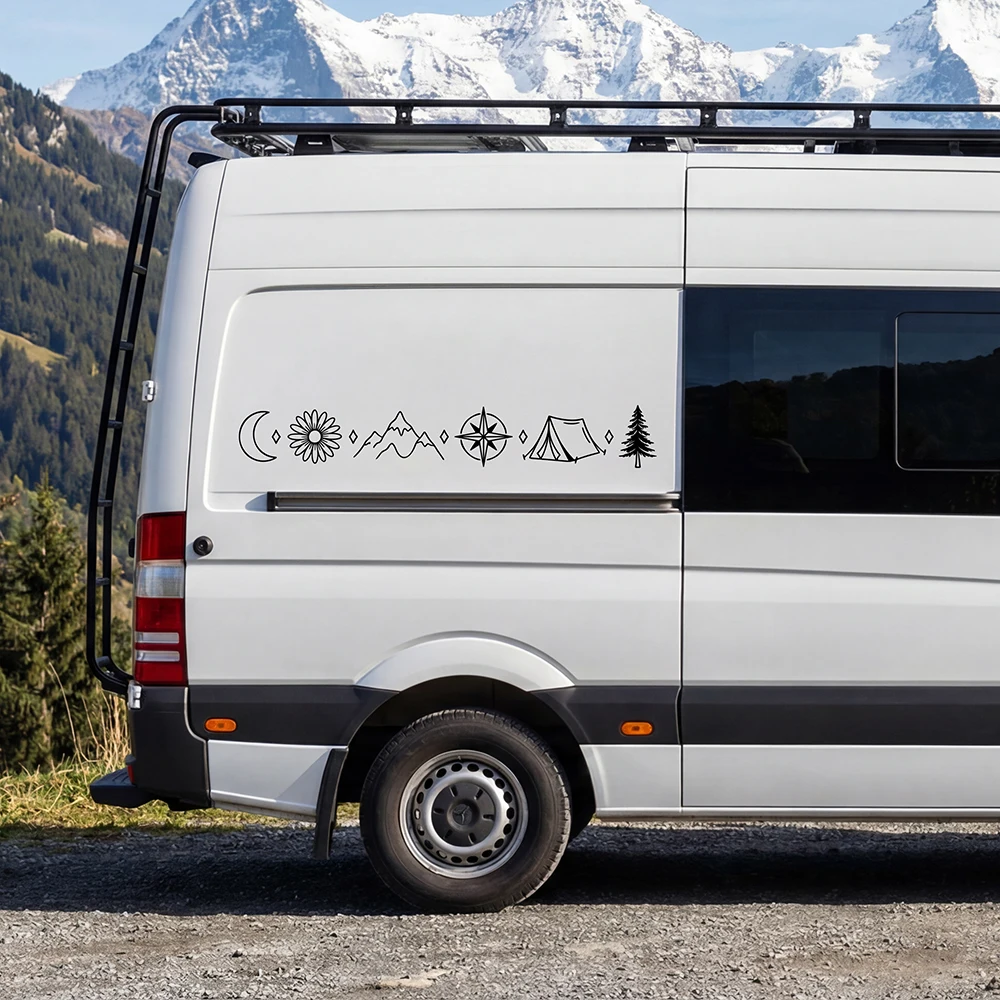 Autocollants de voiture de con - Outdoor Adventure Words avis et prix