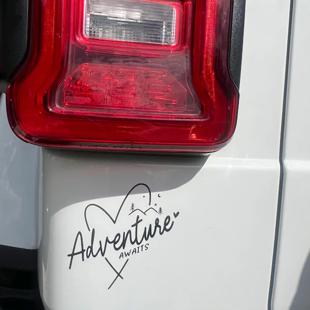 Autocollants de voiture « l'av - Outdoor Adventure Words avis et prix