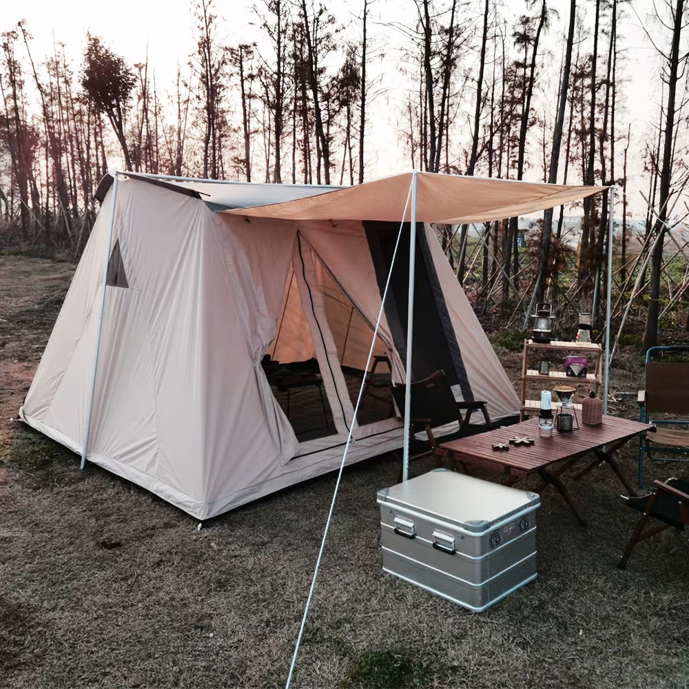 Tente de Camping étanche quatr - Outdoor Adventure Logo avis et prix