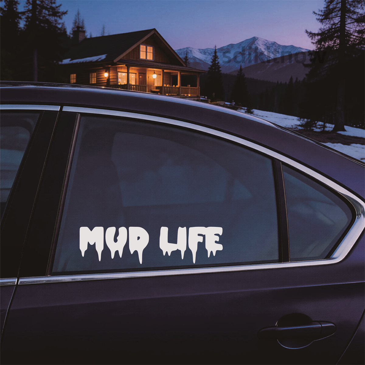 Autocollant de voiture en viny - Outdoor Adventure Words avis et prix