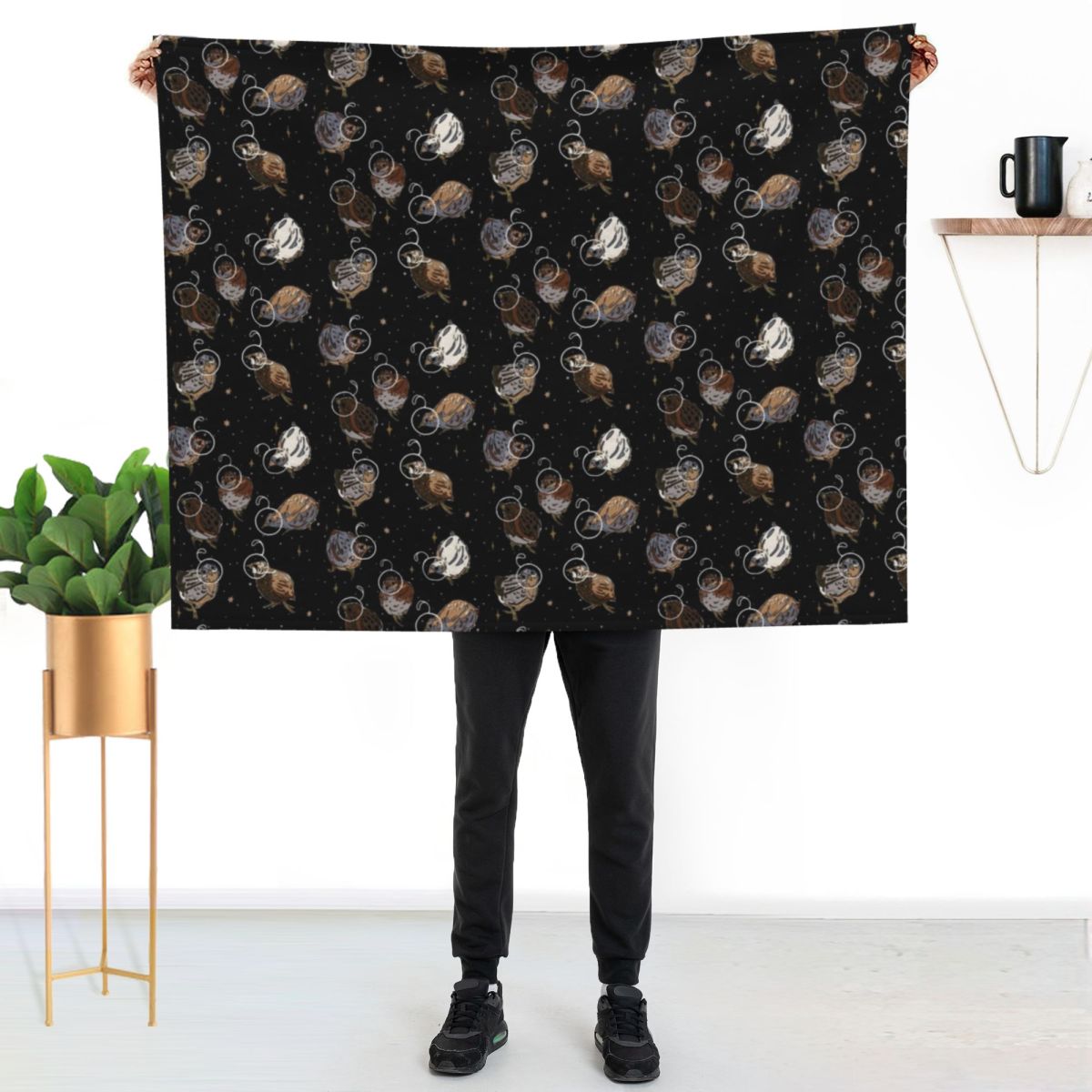 Couverture à motifs de cailles - Space Blanket Heavy avis et prix