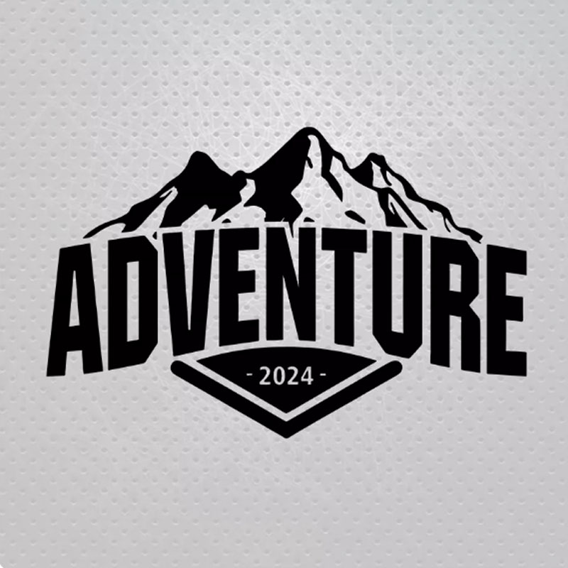 Autocollant de voiture d'avent - Outdoor Adventure Words avis et prix