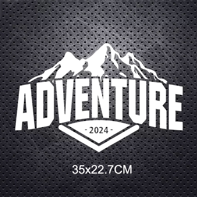 Autocollant de voiture d'avent - Outdoor Adventure Words avis et prix