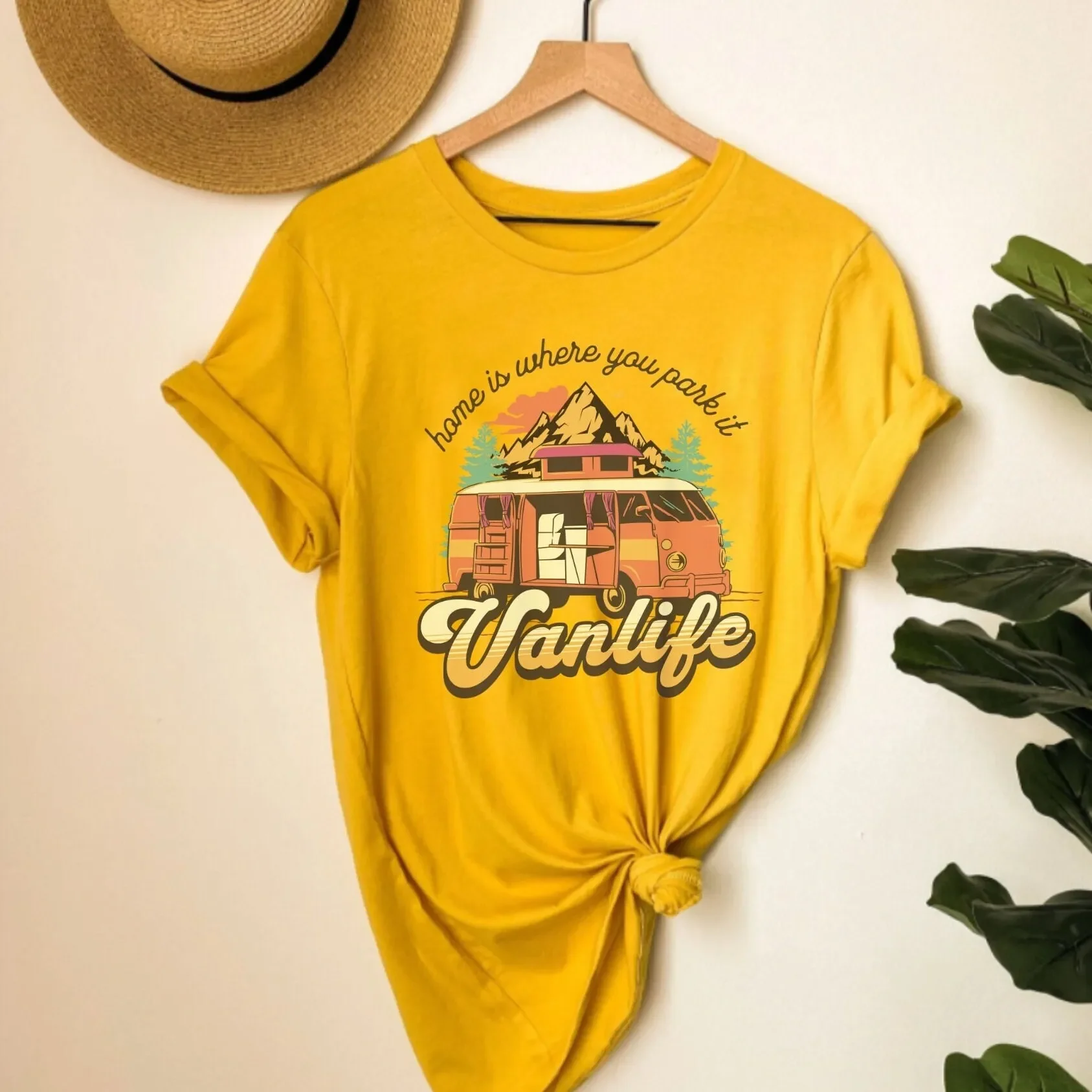 T-shirt Vanlife pour filles, p - Outdoor Adventure Girl avis et prix