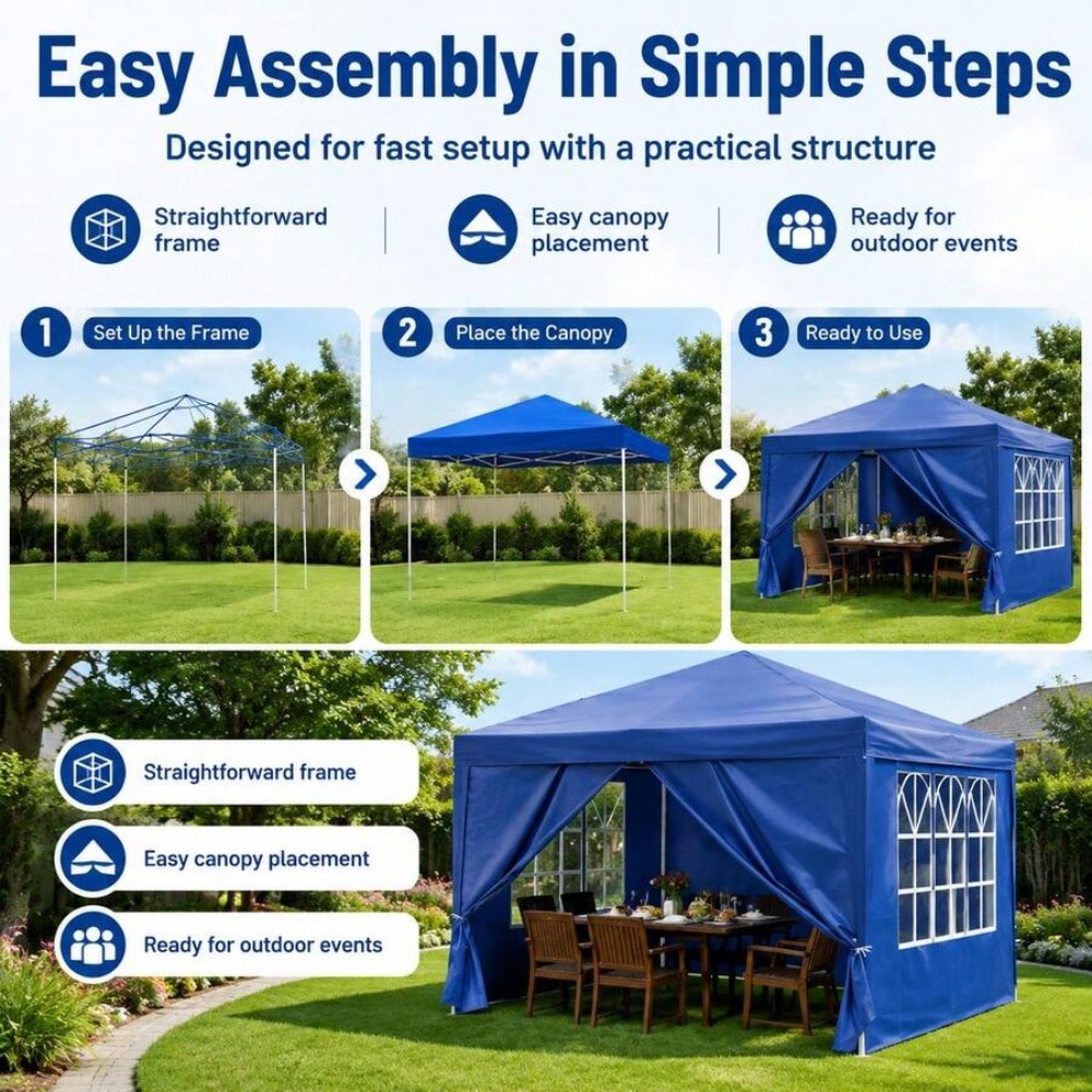 Tonnelle escamotable 10x10 ave - Outdoor Adventure Tent avis et prix